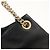 GUCCI SOHO Borsa a tracolla in pelle con catena e G intrecciate Nero 308982 - vista 9
