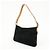 Céline Borsa a spalla CELINE C Macadam in pelle scamosciata Nero Marrone - vista 3