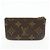 Louis Vuitton Set de 3 Pochette Cles de lona Monogram Damier Azur - vista 10