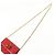 Borsa a tracolla GUCCI Interlocking G Guccissima Chain Cherry 481291 - vista 6