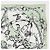 Louis Vuitton Blooming Monogram Carre 90 Silk 100% Scarf M96872 - vista 3