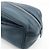 PRADA Triangle Logo Leather Cosmetic Pouch Accessory Pouch Navy - view 11