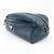 PRADA Triangle Logo Leather Cosmetic Pouch Accessory Pouch Navy - view 3