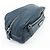 PRADA Triangle Logo Leather Cosmetic Pouch Accessory Pouch Navy - view 4