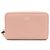 GUCCI Swing Leather Coin Case Cartera Compacta Rosa 368877