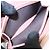 GUCCI Swing Leather Coin Case Cartera Compacta Rosa 368877 - vista 20