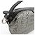 Salvatore Ferragamo Borsa a pochette Ferragamo Gancini Logo Canvas Leather Silver Black - vista 14
