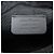 Salvatore Ferragamo Borsa a pochette Ferragamo Gancini Logo Canvas Leather Silver Black - vista 21
