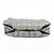 Salvatore Ferragamo Borsa a pochette Ferragamo Gancini Logo Canvas Leather Silver Black - vista 5
