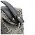 Salvatore Ferragamo Borsa a pochette Ferragamo Gancini Logo Canvas Leather Silver Black - vista 7