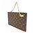 Borsa pochette con catena Louis Vuitton Monogram Brown M55646 - vista 3