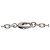 Collana a catena GUCCI Interlocking G Arabesque SV925 Silver - vista 6