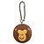 Hermès Portachiavi HERMES Monkey in pelle Brown Yellow