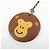 Hermès Portachiavi HERMES Monkey in pelle Brown Yellow - vista 3