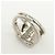 Hermès HERMES Sellier Corozo Metal Shell Ring Silber Ring US5.5 EU51 - Ansicht 7