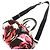 PRADA Triangle Logo Nylon Leder 2Way Bag Handtasche White Pink 1BB062 - Ansicht 3