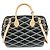 Louis Vuitton Malletage Doc PM Lamb Skin 2Way Bag Noir White M50002 - vista 2