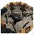 FENDI Zucca Mon Tresor Mouton Leather 2Way Hand Bag Brown Black 8BS010 - vista 11