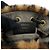FENDI Zucca Mon Tresor Mouton Leather 2Way Hand Bag Brown Black 8BS010 - vista 12