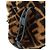 FENDI Zucca Mon Tresor Mouton Leather 2Way Hand Bag Brown Black 8BS010 - vista 7