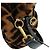 FENDI Zucca Mon Tresor Mouton Leather 2Way Hand Bag Brown Black 8BS010 - vista 9