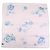 Sciarpa CHANEL COCO Mark 100% seta fiori rosa blu - vista 2