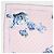 Sciarpa CHANEL COCO Mark 100% seta fiori rosa blu - vista 3