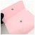 Autre Marque CHANEL COCO Mark Wild Stitch Calf Skin Tri-Fold Compact Wallet Pink - vista 16