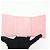 Autre Marque CHANEL COCO Mark Wild Stitch Calf Skin Tri-Fold Compact Wallet Pink - vista 19