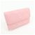 Autre Marque CHANEL COCO Mark Wild Stitch Calf Skin Tri-Fold Compact Wallet Pink - vista 4