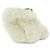 LOEWE Monedero de piel y lana Rabbit White