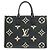 Louis Vuitton Bicolor Monogram Empreinte On The Go MM Noir Beige M45495 - vista 2