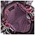 Borsa a tracolla e a spalla LOEWE Anagram in pelle nappa viola - vista 20