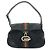 GUCCI Sherry GG Canvas Leather Shoulder Bag Hand Bag Black 130846
