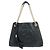 Borsa a tracolla in pelle GUCCI SOHO Interlocking G Chain Nero 536196