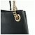 Borsa a tracolla in pelle GUCCI SOHO Interlocking G Chain Nero 536196 - vista 14