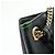 Borsa a tracolla in pelle GUCCI SOHO Interlocking G Chain Nero 536196 - vista 16