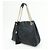 Borsa a tracolla in pelle GUCCI SOHO Interlocking G Chain Nero 536196 - vista 3