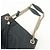 Borsa a tracolla in pelle GUCCI SOHO Interlocking G Chain Nero 536196 - vista 6