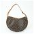 Borsa a tracolla Louis Vuitton Monogram Croissant MM in pelle Marrone M51512 - vista 2
