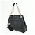 GUCCI SOHO Borsa a spalla in pelle con catena Interlocking G Nera 536196 - vista 3