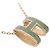 Hermès HERMES Collana Mini Pop H in metallo laccato Rose Pink Light Blue - vista 4