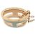 Hermès HERMES Collana Mini Pop H in metallo laccato Rose Pink Light Blue - vista 7