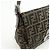 FENDI Mamma Baguette Borsa a tracolla in tela Zucca e pelle Marrone 26325 - vista 15