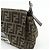 FENDI Mamma Baguette Borsa a tracolla in tela Zucca e pelle Marrone 26325 - vista 16