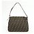 FENDI Mamma Baguette Borsa a tracolla in tela Zucca e pelle Marrone 26325 - vista 2