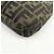 FENDI Borsa a spalla e borsa a mano in pelle e tela Zucca Nero e Marrone 26569 - vista 12