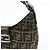 FENDI Borsa a spalla e borsa a mano in pelle e tela Zucca Nero e Marrone 26569 - vista 16