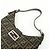 FENDI Borsa a spalla e borsa a mano in pelle e tela Zucca Nero e Marrone 26569 - vista 6