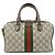 GUCCI Ophidia Sherry GG Supreme Leather 2Way Boston Bag 772061 - vista 2